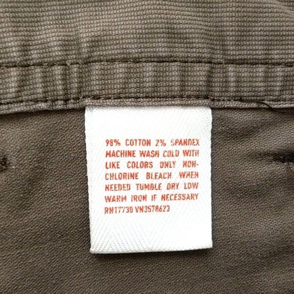 Mossimo Supply Co Brown Crop Lowest Rise Capris 11 Y2K - Picture 4 of 4
